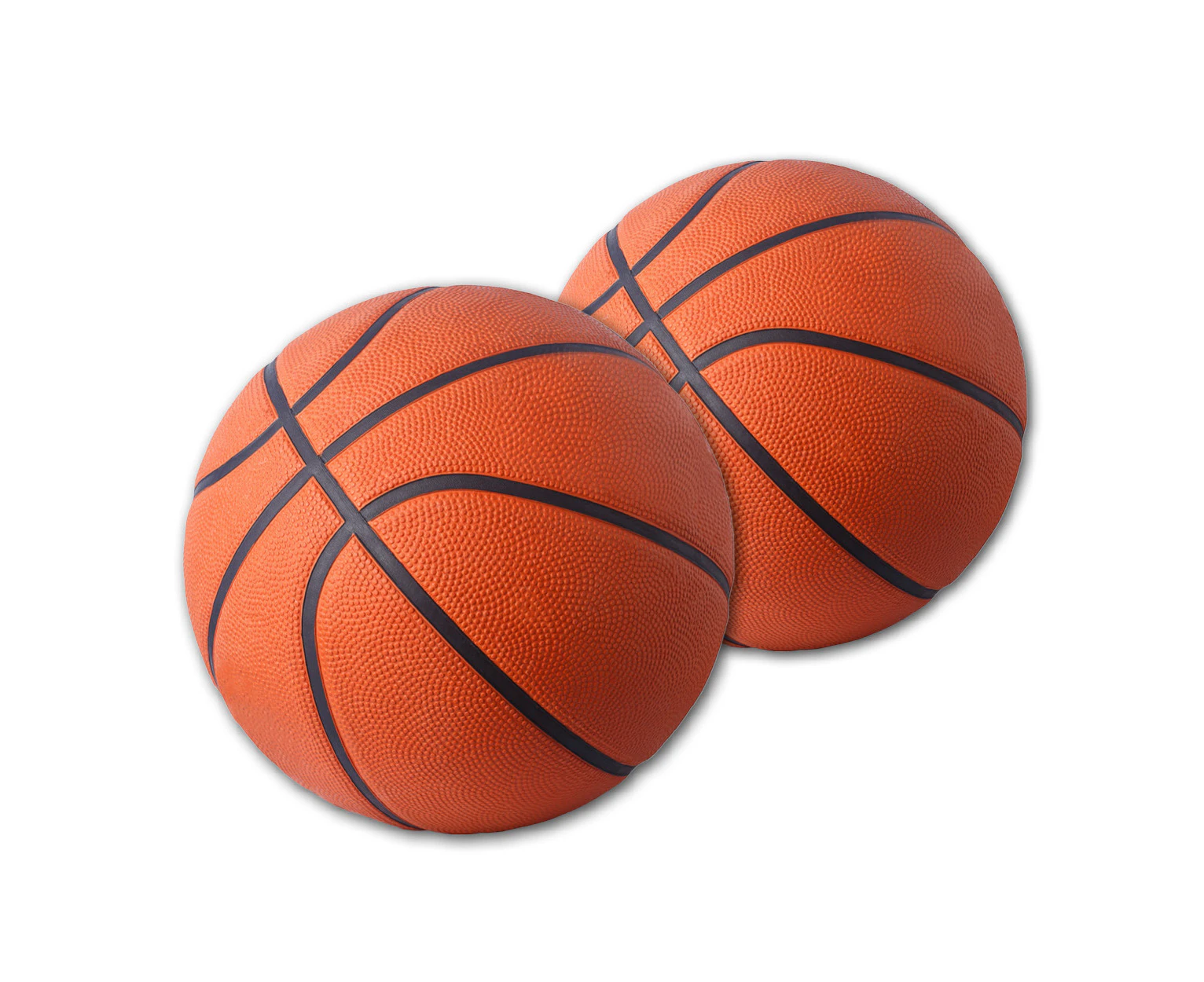 Summer Splash 2PK Basketball Ball Maximum Grip Butyl Rubber Bladder Composite Leather Size 5