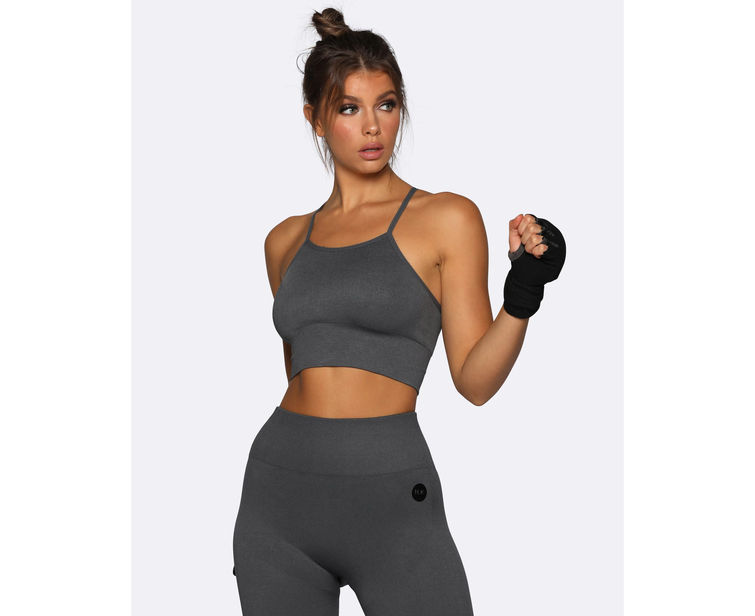 Women's Sports Bra Seamless Charcoal