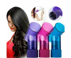 2-in-1 Hair Dryer Curler Diffuser - Purple