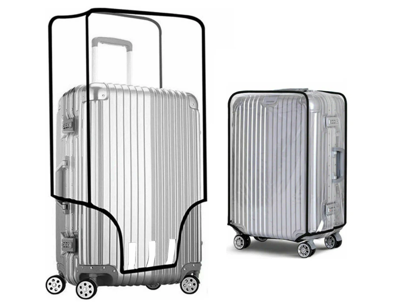 Transparent Waterproof PVC Travel Luggage Protector Suitcase Cover 20 Inch