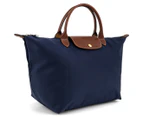 Longchamp Le Pliage Medium Top Handle Bag - Navy