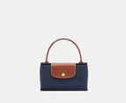 Longchamp Le Pliage Medium Top Handle Bag - Navy