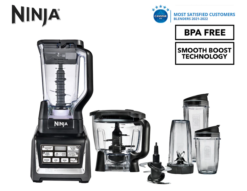 Ninja Blender System w/ Auto-iQ - Black/Clear BL682