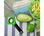 Avocado Slicer 3 in 1, Avocado Tool with Silicon Grip Handle Avocado , BPA Free Avocado Cutter Pit Remover, Multifunctional Avocado Knife to Split Pit Cut