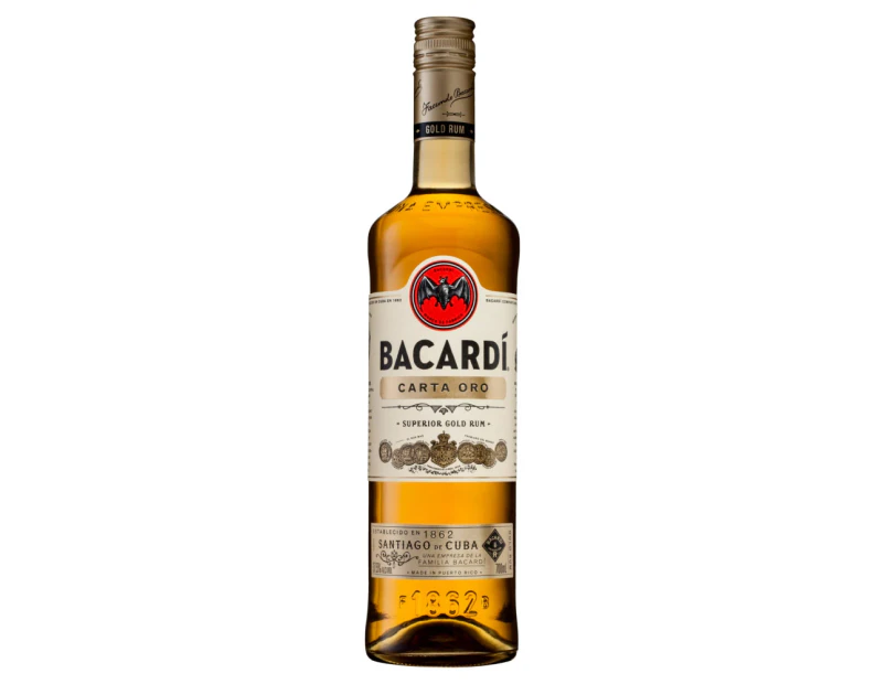 Bacardi Carta Oro Gold Rum 700mL