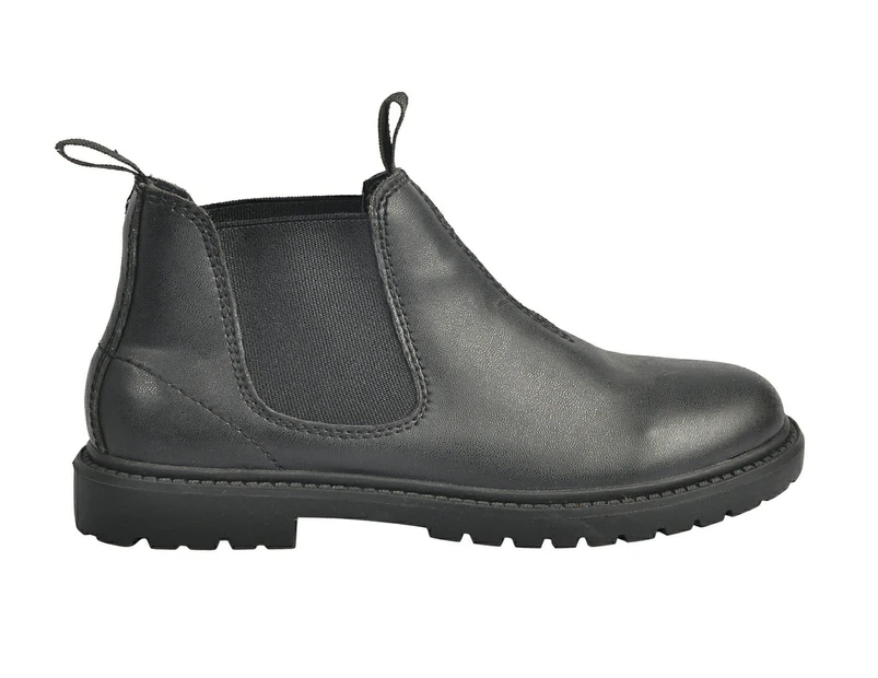 Benson Everflex Ankle Boot Dress School Shoe Boy's - Black