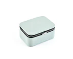 Mini Jewelry Box Simple Ring Earring Organizer Case Display Case Storage Box--Blue