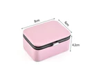 Mini Ring Earring Organizer Case Display Case Storage Box Jewelry Box--Pink