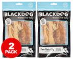 2 x Blackdog Flake Fillets Dog Treats 100g