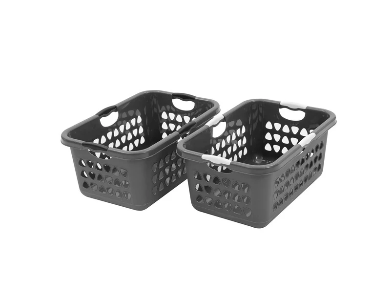 8 x X-LARGE LAUNDRY BASKETS 70L Eco Essential Hamper Clothes Washing Storage Bin Family Size