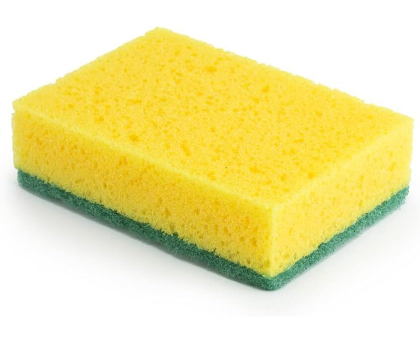 24 Pcs Sponges For Dishes, Non-scratch Scrub Sponges With Abrasive Scour  Pads, 3.94inch X 2.8inch X