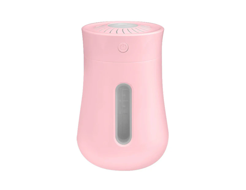 （pink）Humidifiers For Bedroom Mini Humidifiers Desk Air Humidifier With Night Light