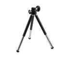Windyhope 360 Degree Rotatable Stand Tripod Mount + Phone Holder For iPhone Samsung HTC-Black