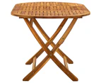 Folding Garden Table 160x85x75 cm Solid Acacia Wood