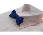 Boys Navy Plain Bow Tie Polyester