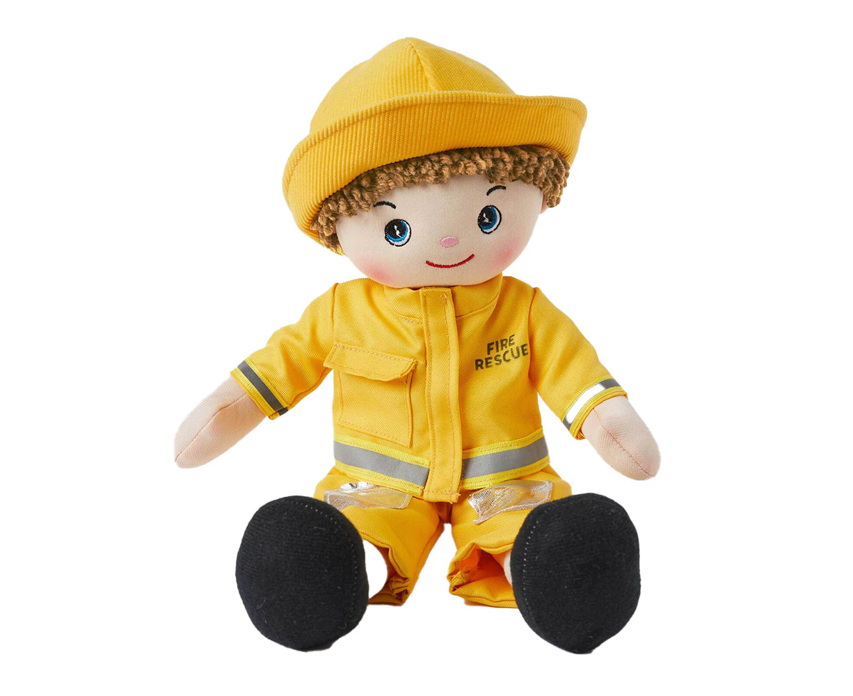 Jiggle & Giggle My Best Friend Eddie Firefighter Kids/Children Doll Toy 3y+