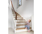 BabyDan Flexi Fit Baby Safety Gate Adjustable Barrier Protection Fence White