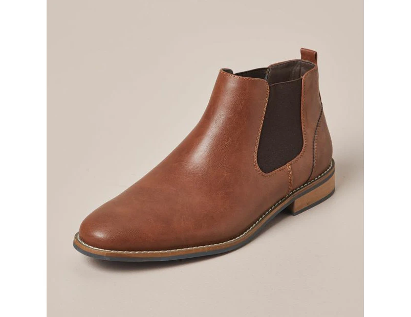 Target Will Stitch Detail Chelsea Boots - Brown