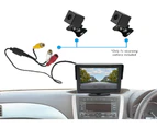 Elinz 4.3" Monitor CMOS Reversing Camera Rearview Night Vision Track Moving Guidelines