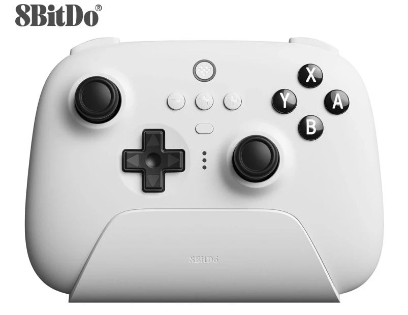8BitDo Ultimate Bluetooth Controller w/ Charging Dock - White