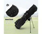 Costway Complete Men Golf Clubs Set Starters Pro w/Stand Bag 10 Pieces Alloy/Graphite Drive, Right Hand, Black
