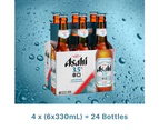 Asahi Super Dry 3.5% 24 x 330mL Bottles