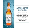 Asahi Super Dry 3.5% Beer Case 24 x 330mL Bottles