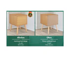 ALFORDSON Bedside Table White