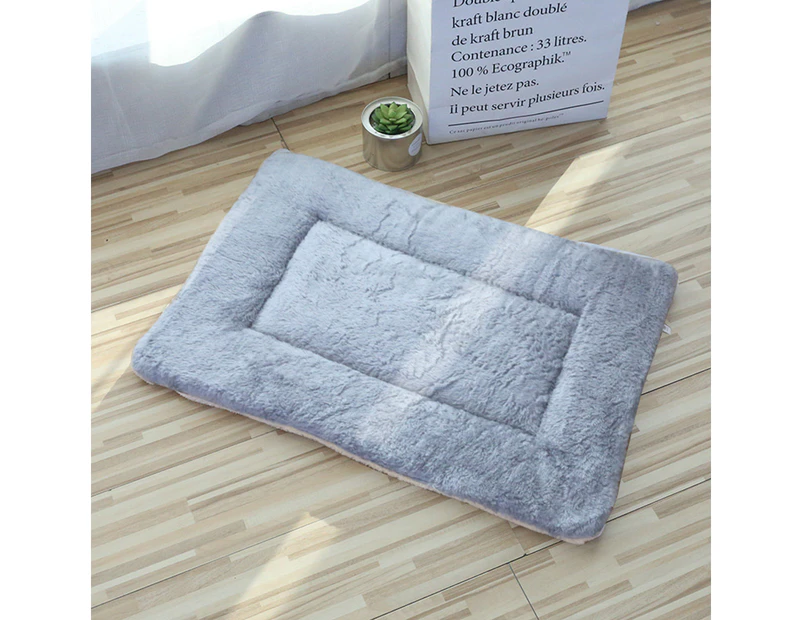 Ultra Soft Pet (Dog/Cat) Bed Reversible Fleece Crate Bed Mat Machine Washable Pet Bed Liner