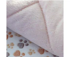 Ultra Soft Pet (Dog/Cat) Bed Reversible Fleece Crate Bed Mat Machine Washable Pet Bed Liner