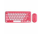 Bonelk KM-383 USB Wireless Keyboard & Mouse 1800DPI Combo For Laptop/PC Red