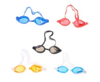2PK Swim Goggles Waterproof Swimming Glasses Adult Adjustable Color Red   Orange