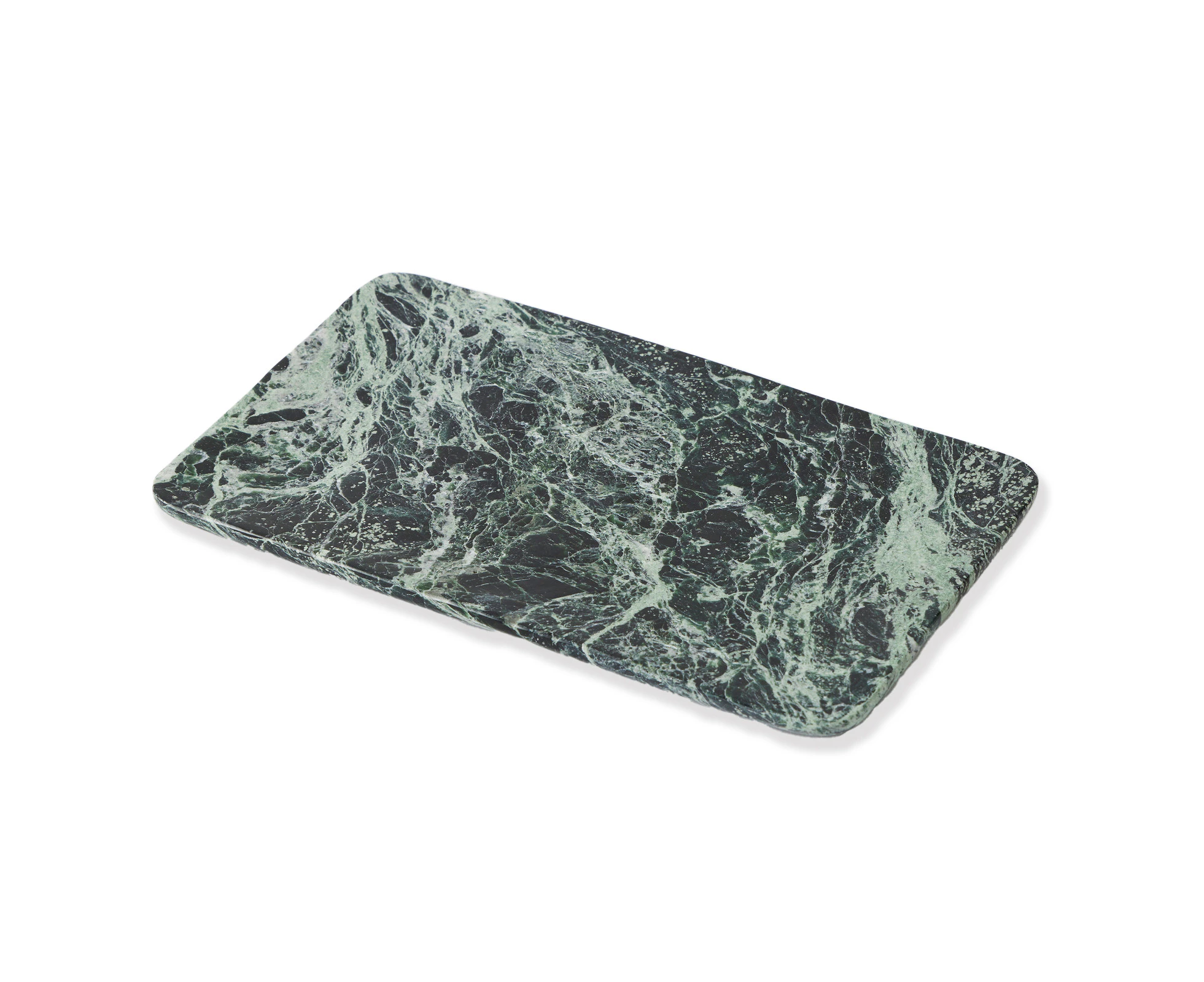 Pilbeam Living 25cm Verde Marble Deco Tray Organiser Storage Home Decor Green