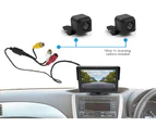 Elinz 4.3" Monitor + 12v Reversing Camera Kit Car Caravan LCD Rearview IR Night Vision