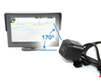 Elinz 4.3" Monitor + 12v Reversing Camera Kit Car Caravan LCD Rearview IR Night Vision