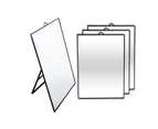 Swosh 4PK Mirror With Stand Wall Mountable Make Up Facial 29.5 x 23cm