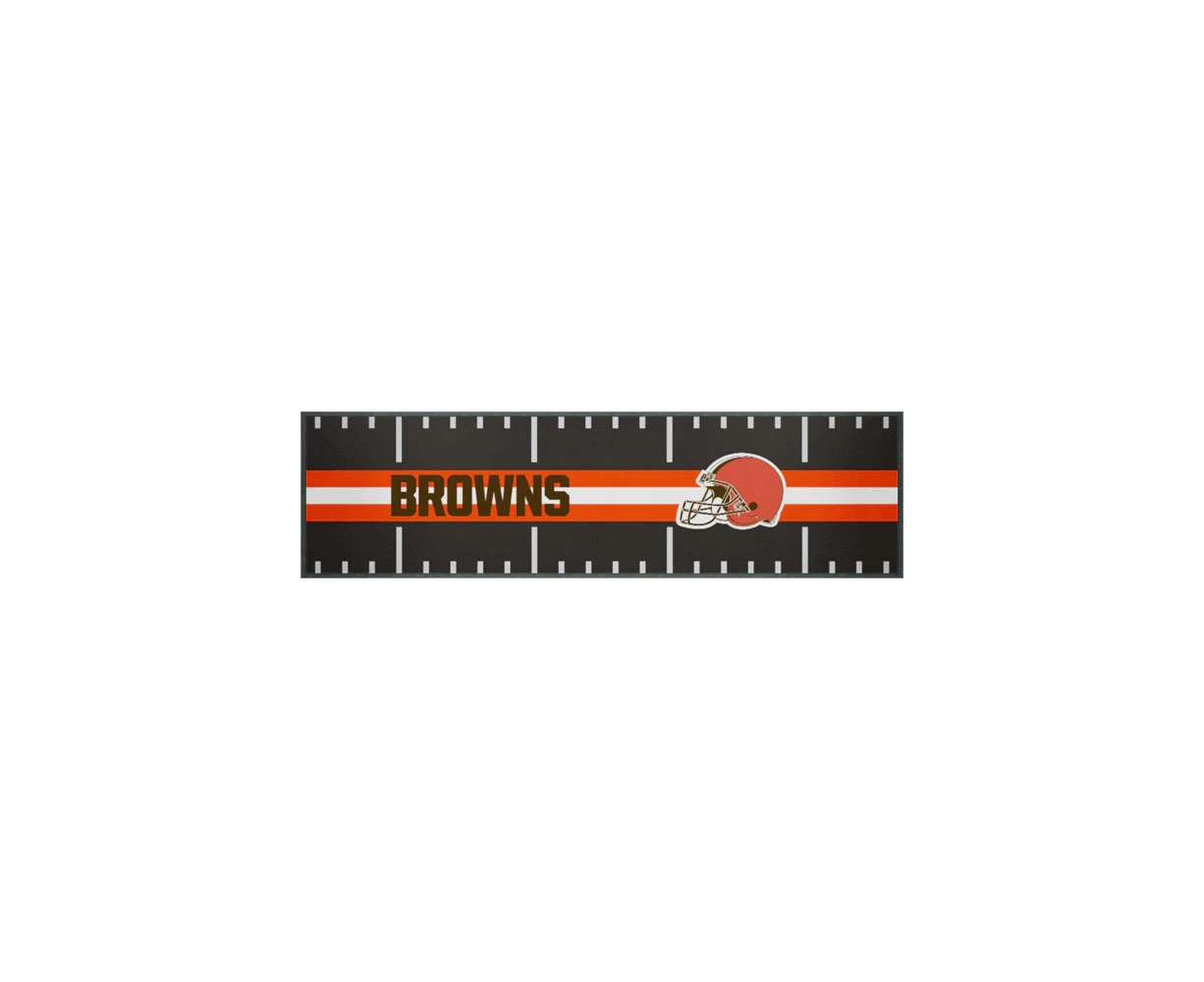 NFL Cleveland Browns Merchandise Bar/Kitchen Runner Counter Top Mat 89x24cm