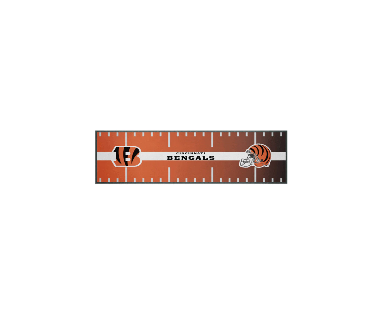 NFL Cincinnati Bengals Merchandise Bar/Kitchen Runner Counter Top Mat 89x24cm