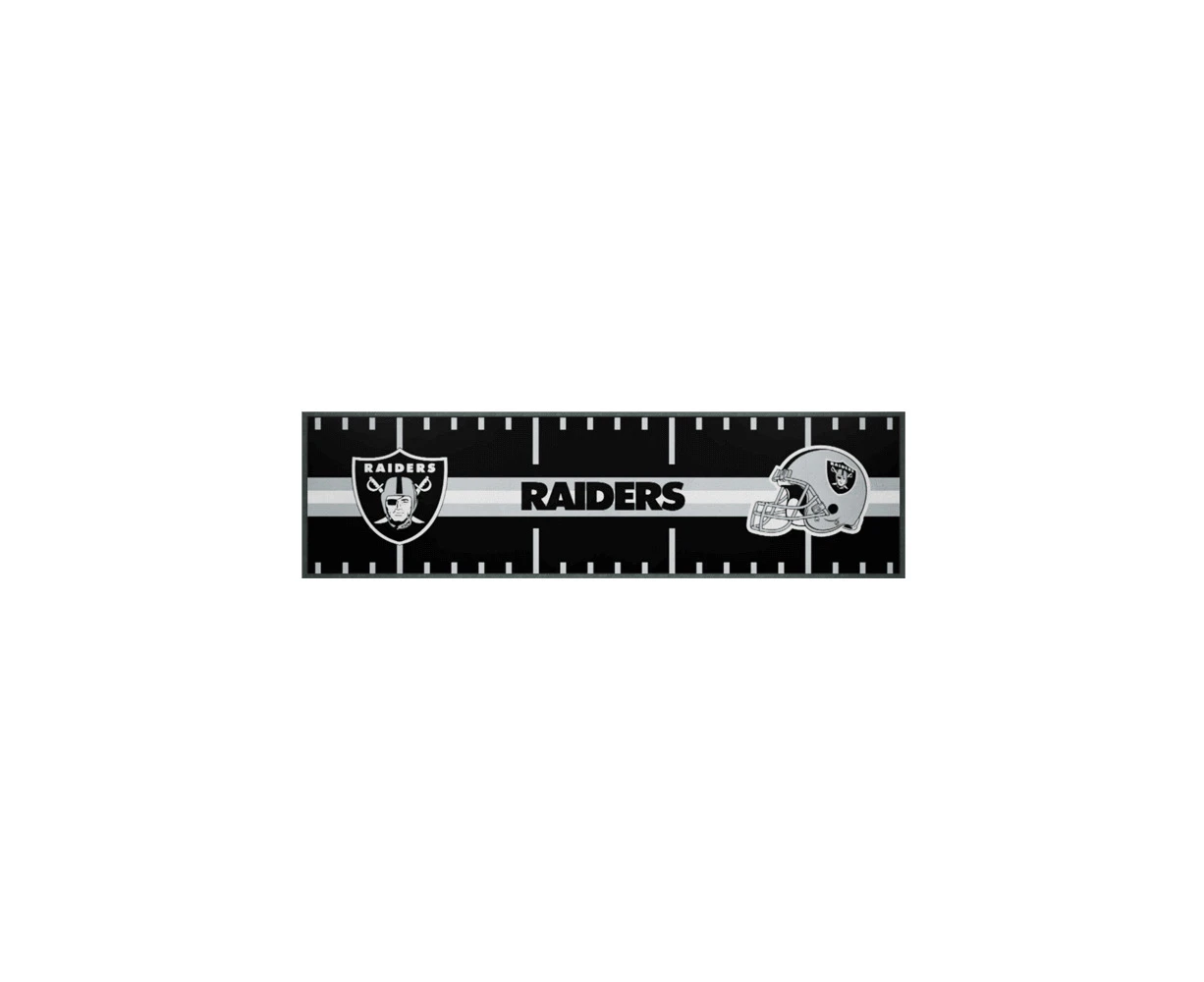 NFL Las Vegas Raiders Merchandise Bar/Kitchen Runner Counter Top Mat 89x24cm