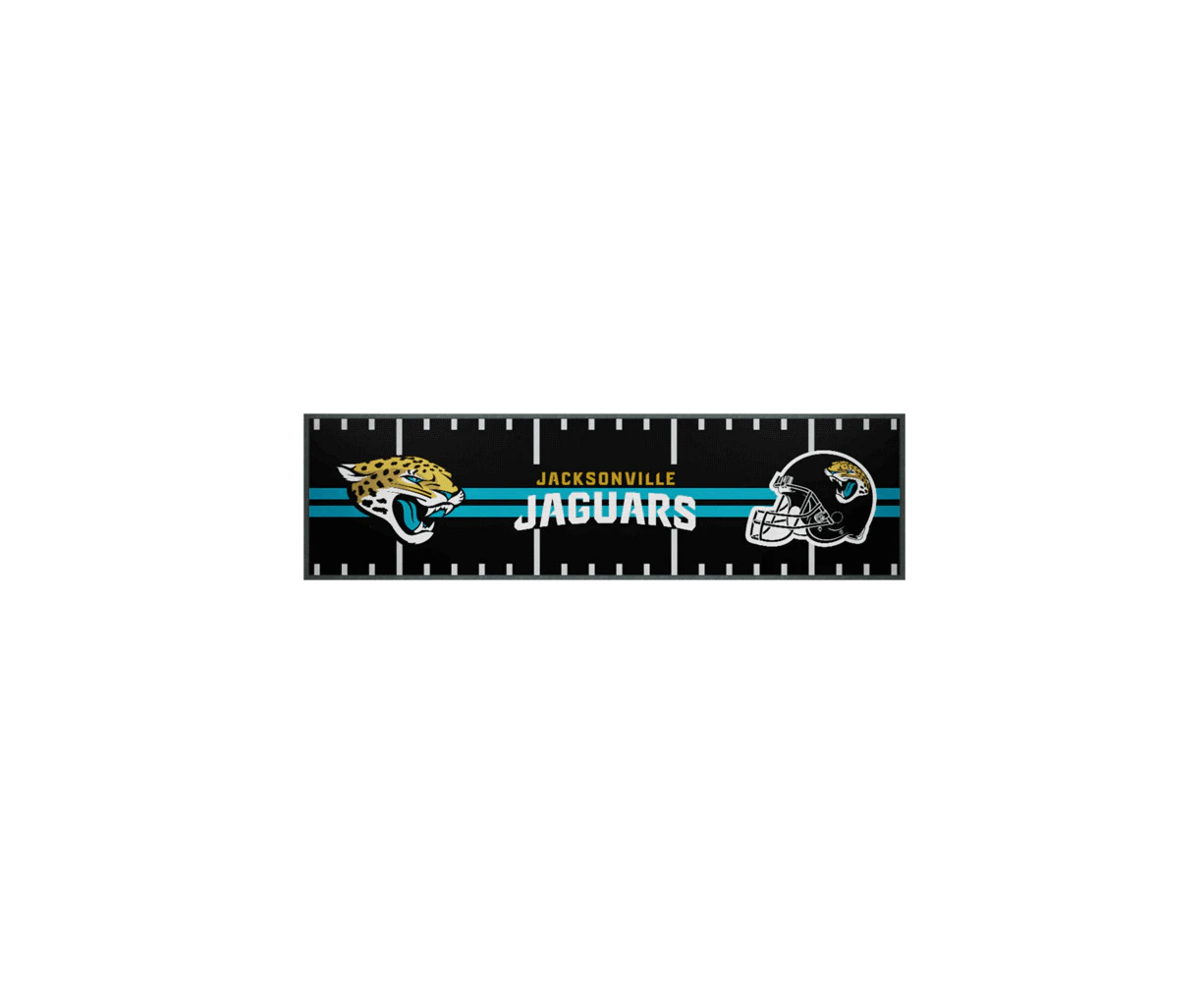 NFL Jacksonville Jaguars Merchandise Bar/Kitchen Runner Counter Top Mat 89x24cm