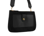 Lauren by Ralph Lauren Jamey 27 Crossbody Bag - Black