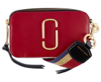 Marc Jacobs The Snapshot Leather Crossbody Bag - True Red/Multi