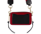 Marc Jacobs The Snapshot Leather Crossbody Bag - True Red/Multi