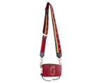 Marc Jacobs The Snapshot Leather Crossbody Bag - True Red/Multi