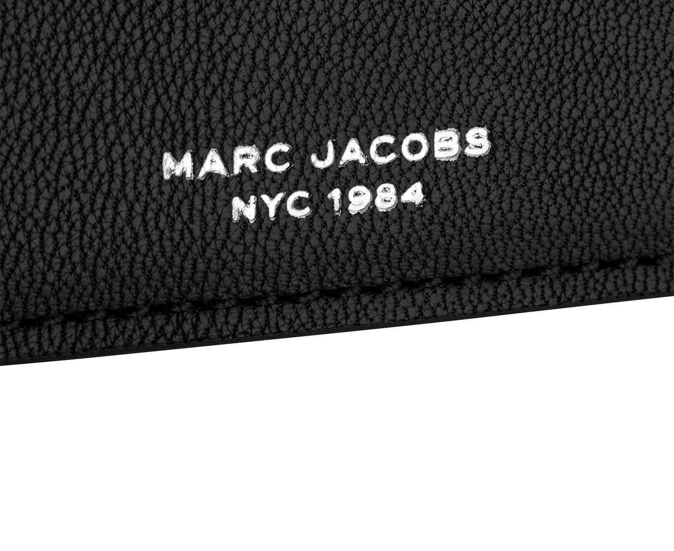 Marc Jacobs The Slim 84 Flap Leather Card Case - Black | Catch.com.au