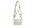 Marc Jacobs The J Marc Leather Shoulder Bag - Cloud White