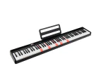 Costway 88-Key Lighted Electronic Piano Keyboard Electric Digital Piano Beginners Kids Gift w/Bluetooth APP/MP3/USB