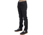 Acht Gray Cotton Skinny Slim Fit Jeans