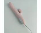 Miraco Thrusting Dildo Rabbit Vibrator Heating Massager Vibrator Telescopic Pink