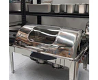 9L Stainless Steel Chafing Dish Buffet Food Warmer Heater With Window